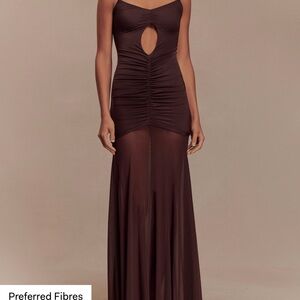 Gorgeous Meshki Brown Evening Dress